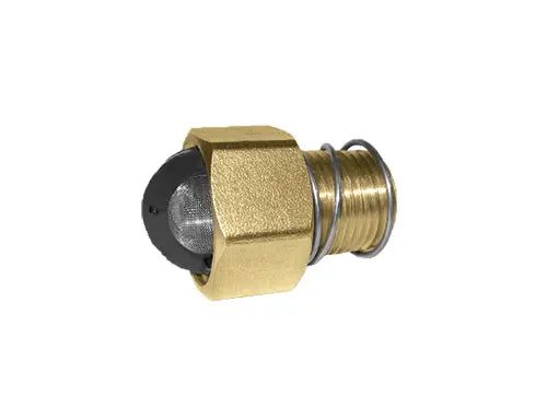 Brass Garden Hose Inlet 3/4" FGH X 1/2" Male NPT w/ Filter & Spring