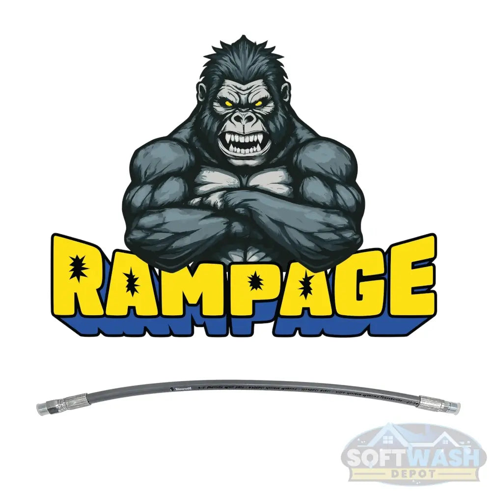 Rampage BEAST 3/8 inch 1-wire whip hose for pressure washers. - Soft Wash Depot