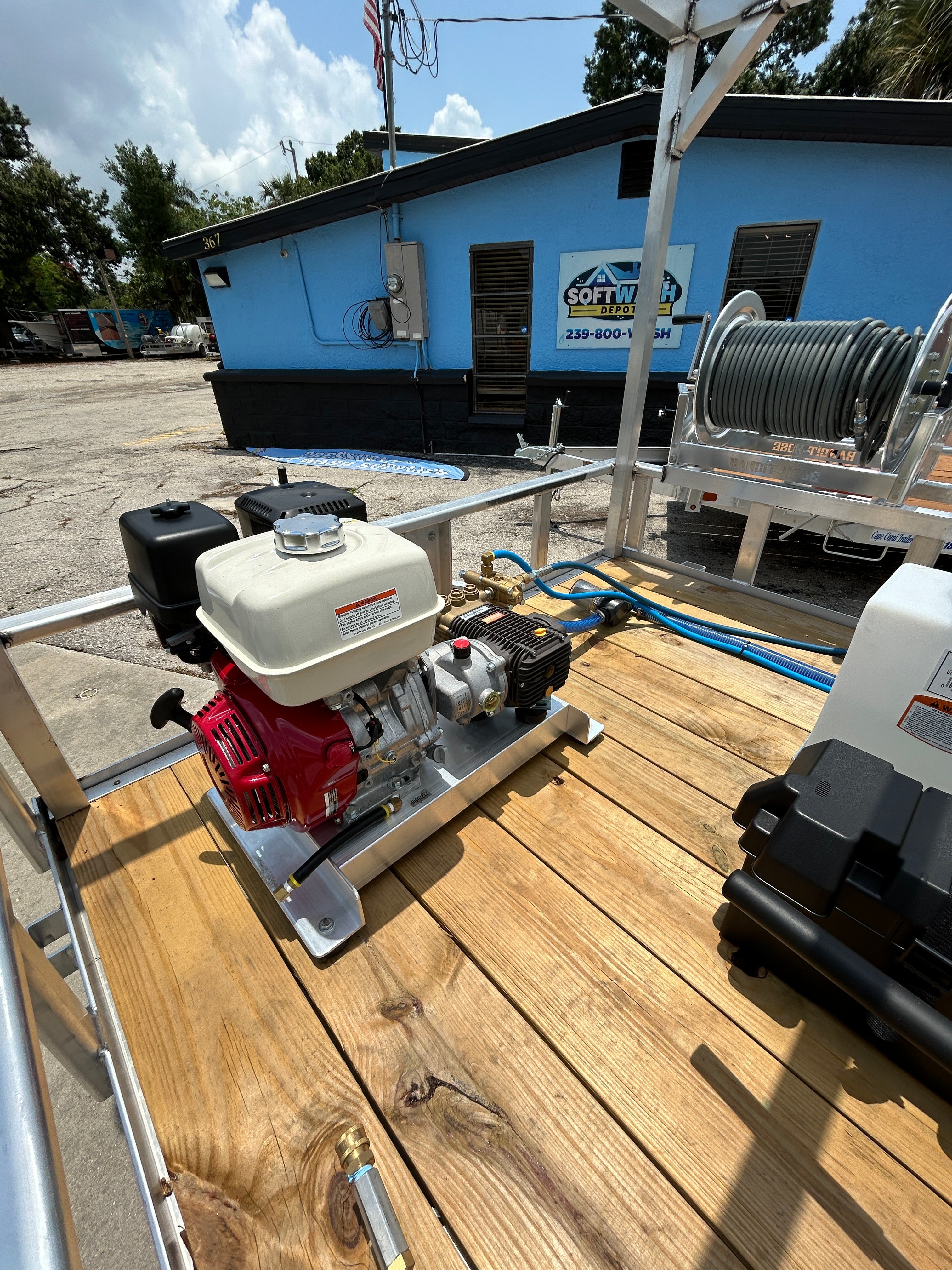 6' x 12' Soft Washing & Pressure Washing Trailer Build w/ 5.5gpm & 12v Soft Wash System