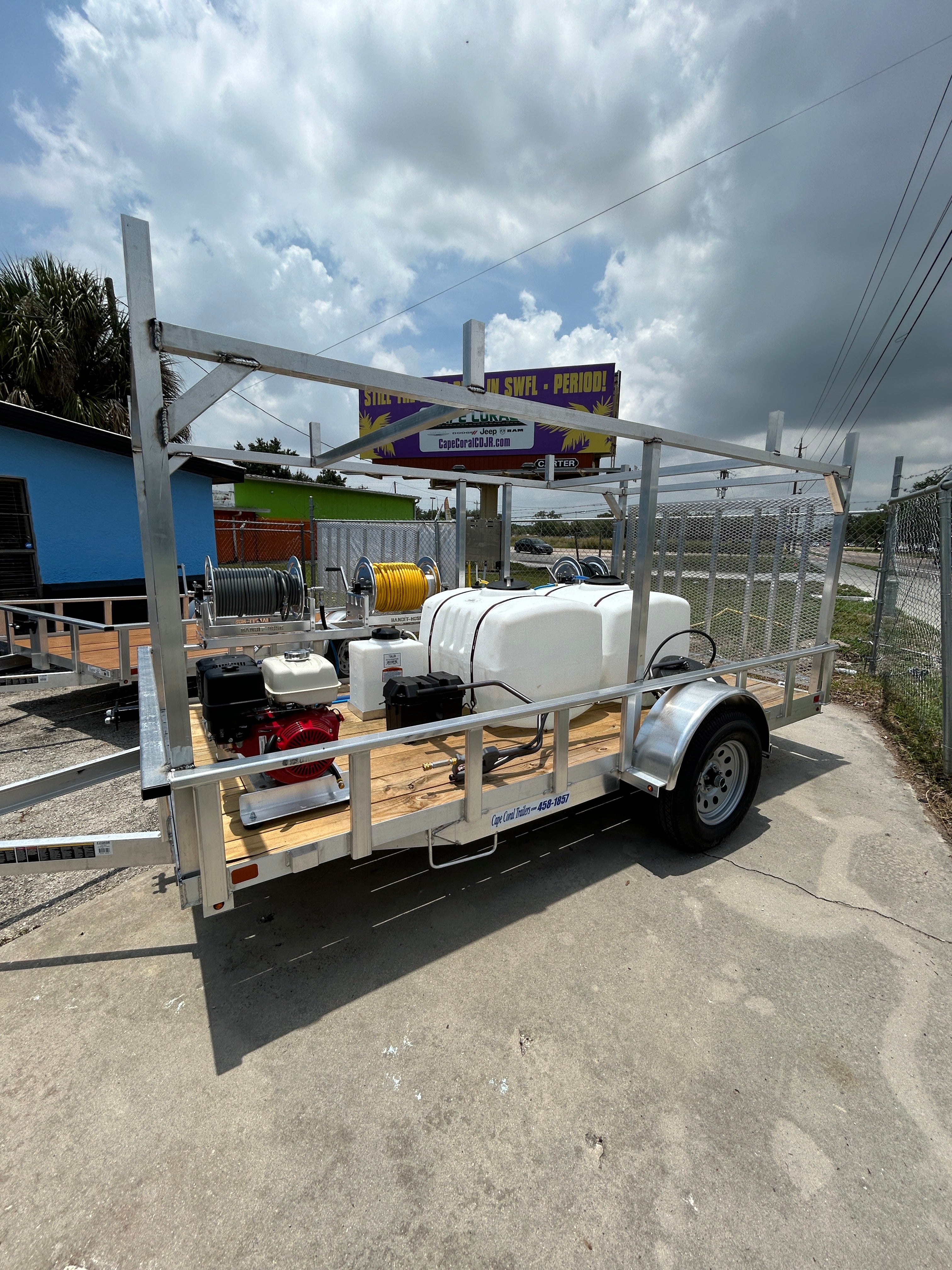 6' x 12' Soft Washing & Pressure Washing Trailer Build w/ 5.5gpm & 12v Soft Wash System