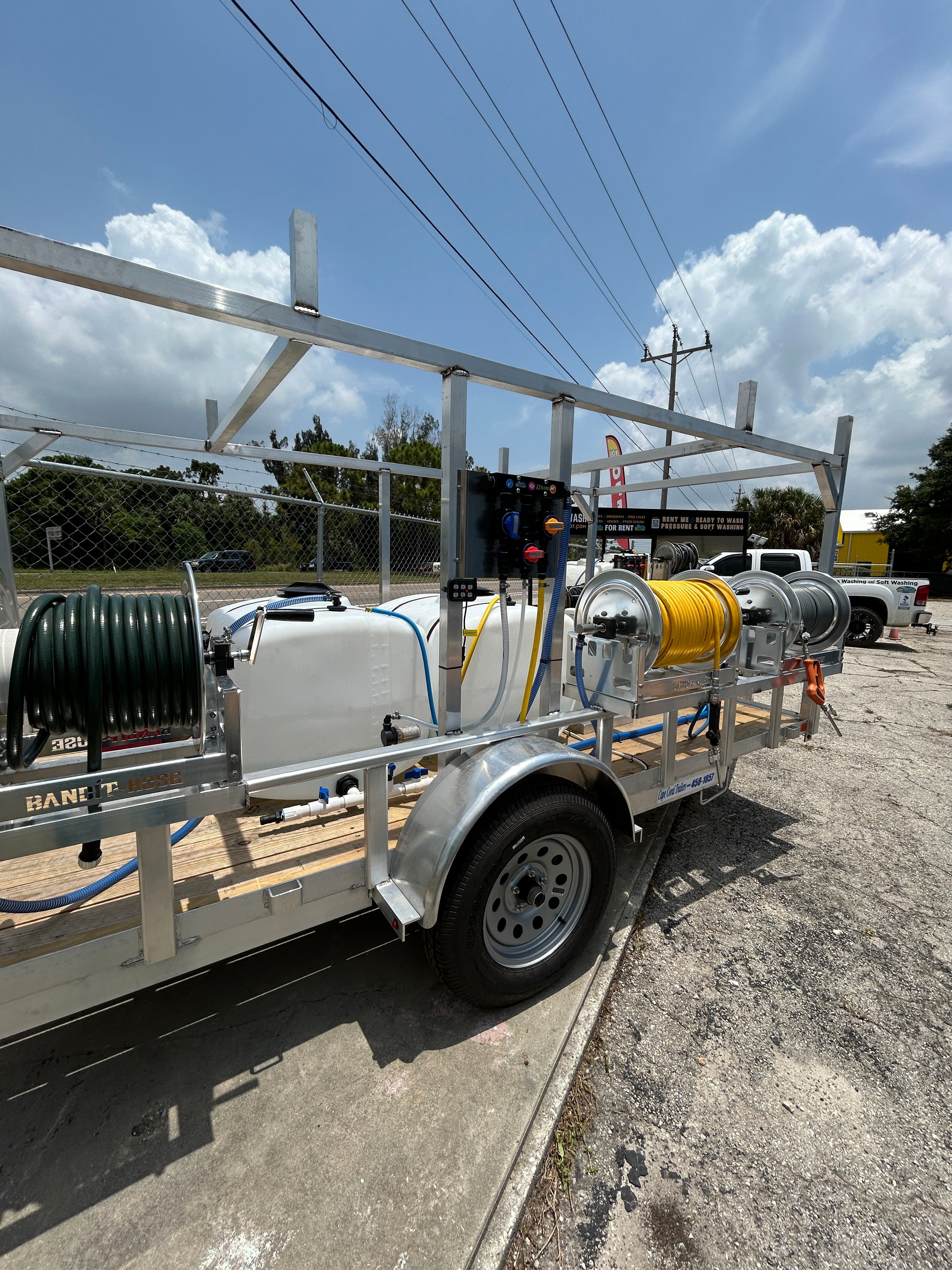 6' x 12' Soft Washing & Pressure Washing Trailer Build w/ 5.5gpm & 12v Soft Wash System