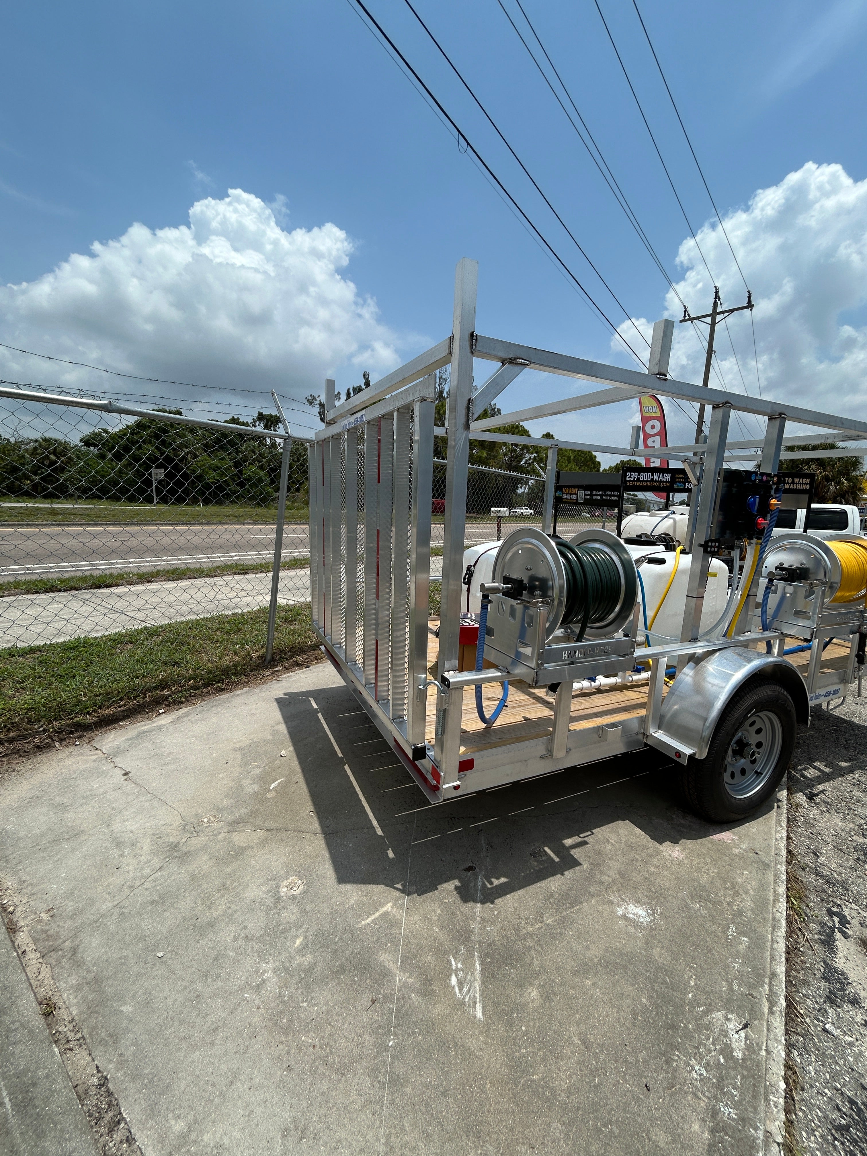 6' x 12' Soft Washing & Pressure Washing Trailer Build w/ 5.5gpm & 12v Soft Wash System