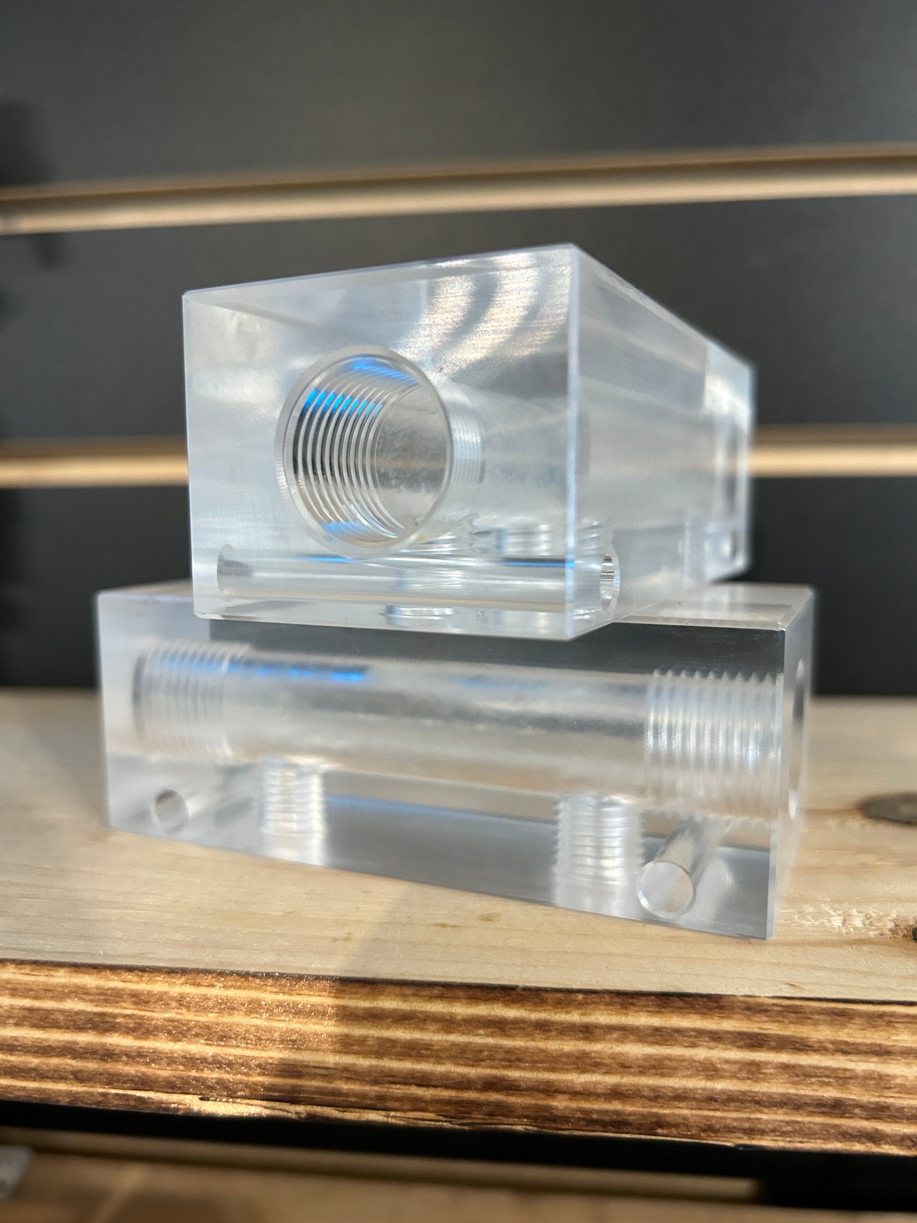 Clear Downstream Manifold Block