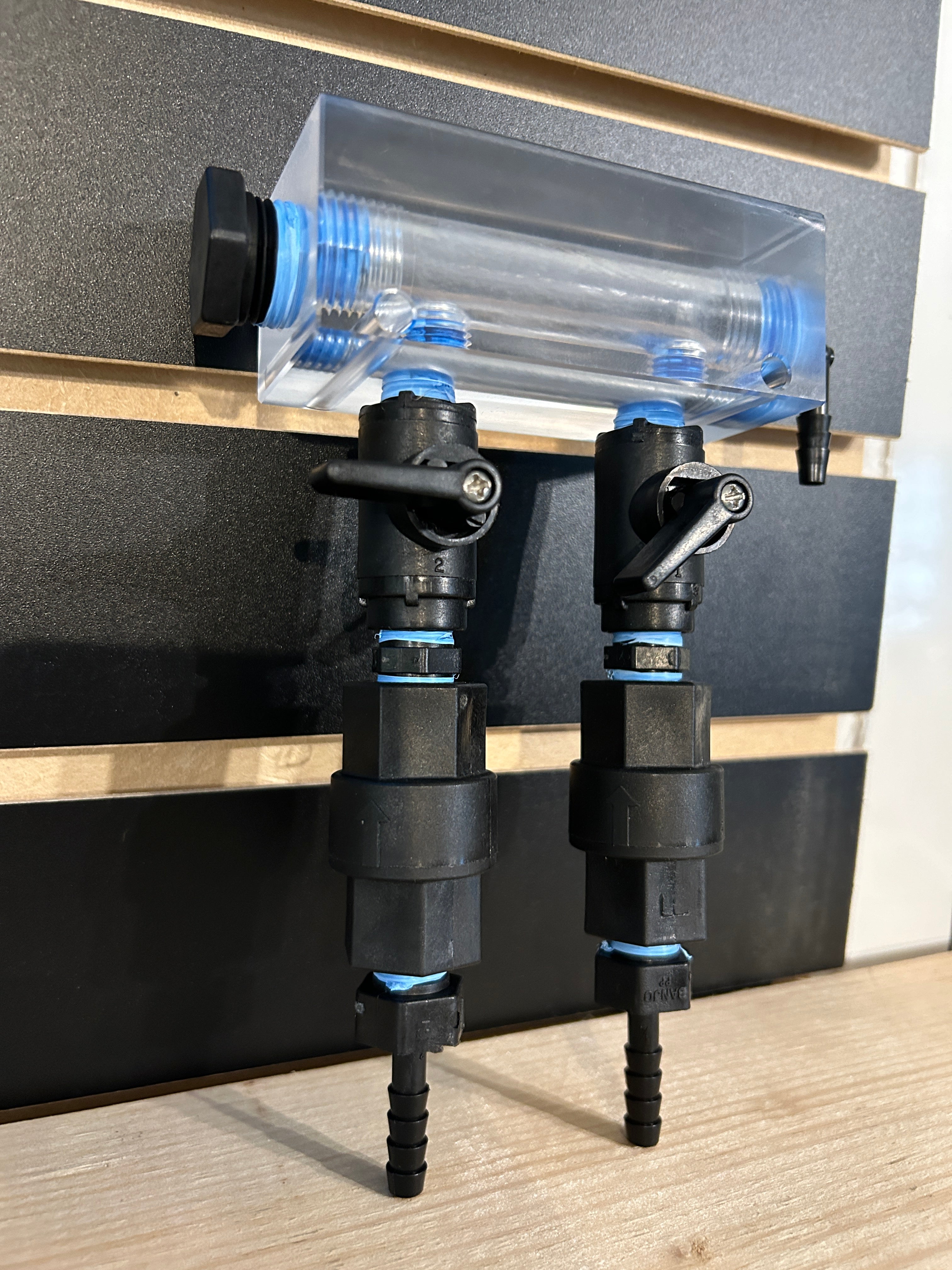 Clear Downstream Manifold Block