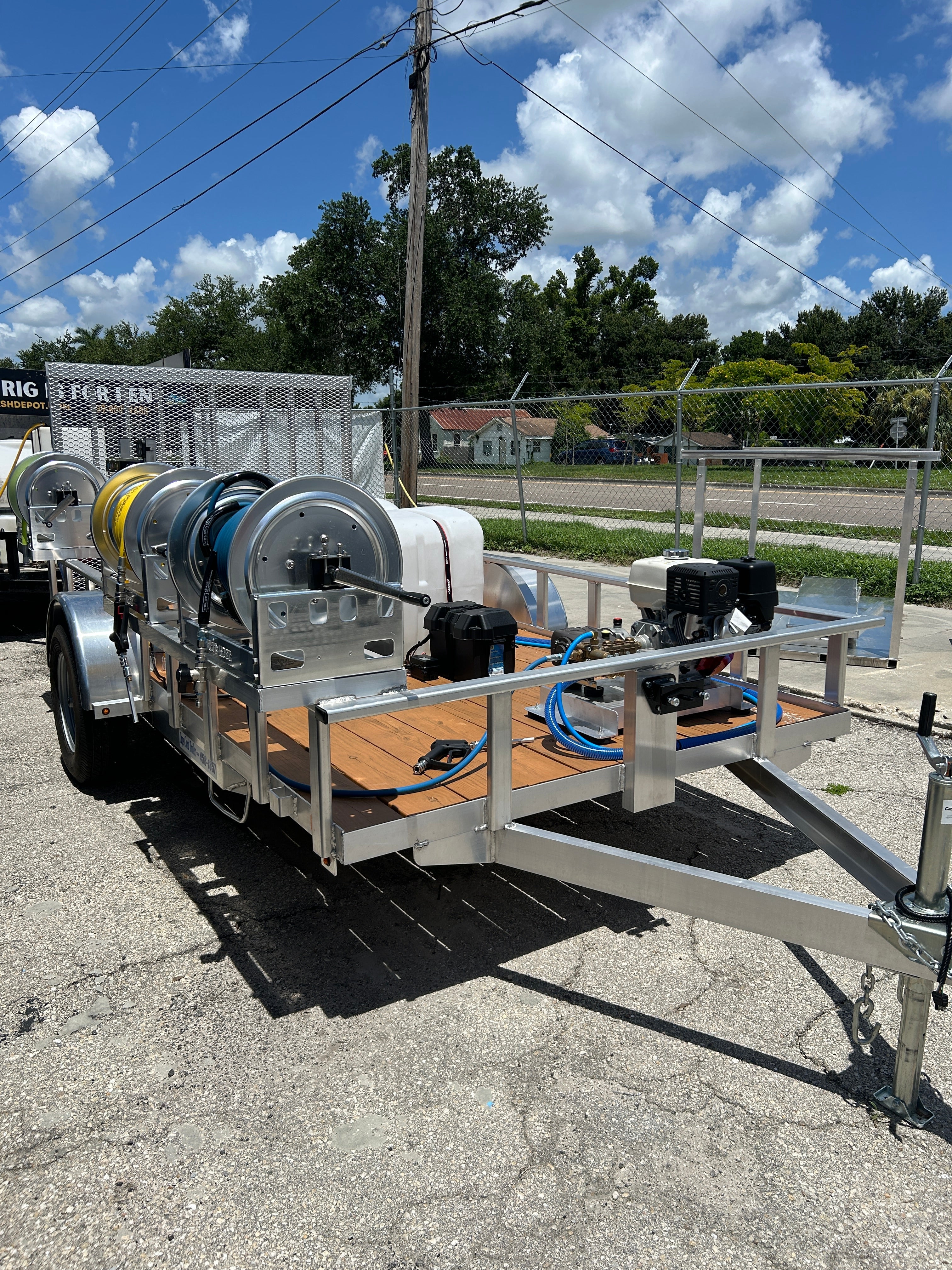 6' x 12' Soft Washing & Pressure Washing Trailer Build w/ 5.5gpm & 12v Soft Wash System