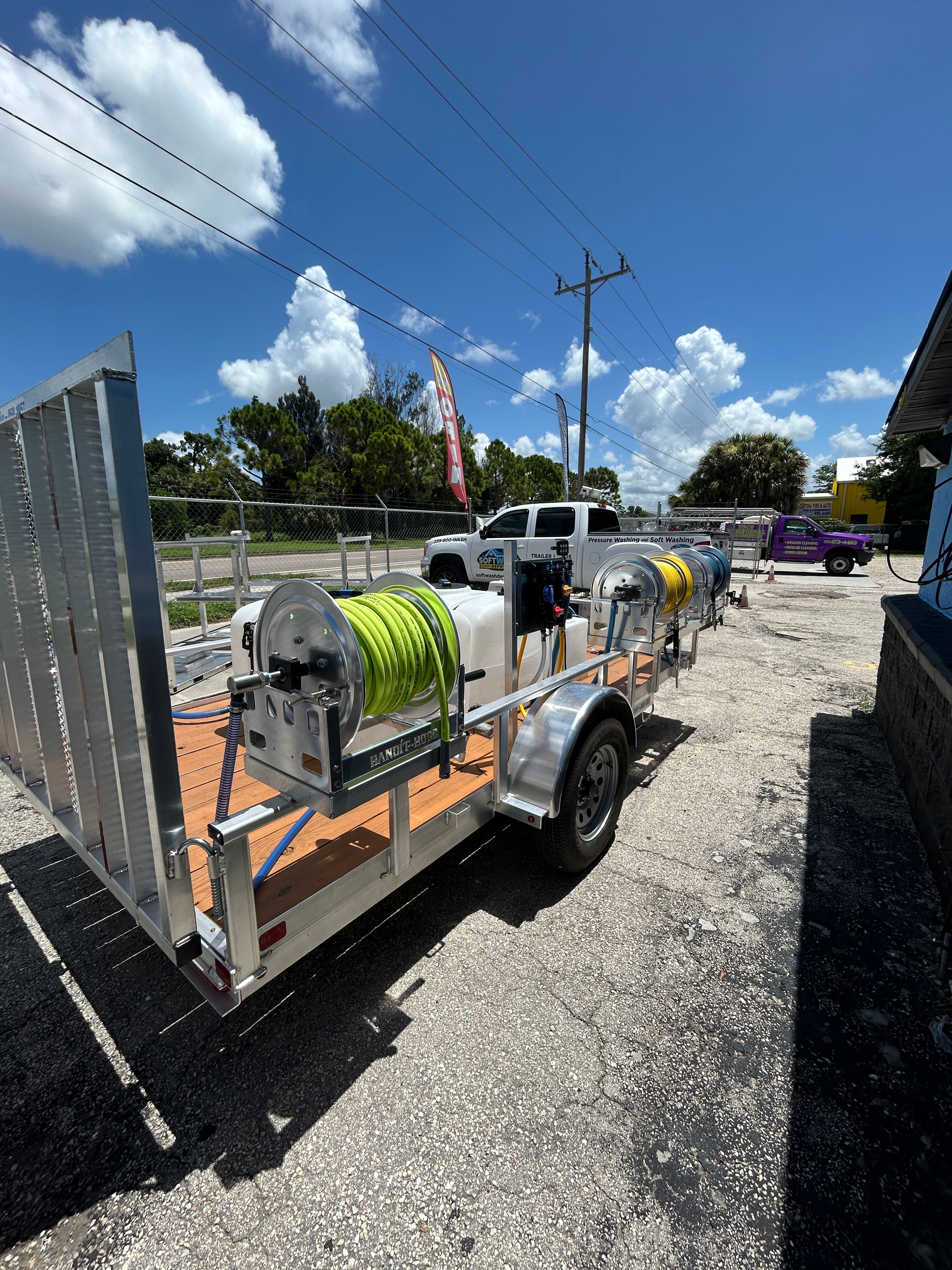 6' x 12' Soft Washing & Pressure Washing Trailer Build w/ 5.5gpm & 12v Soft Wash System