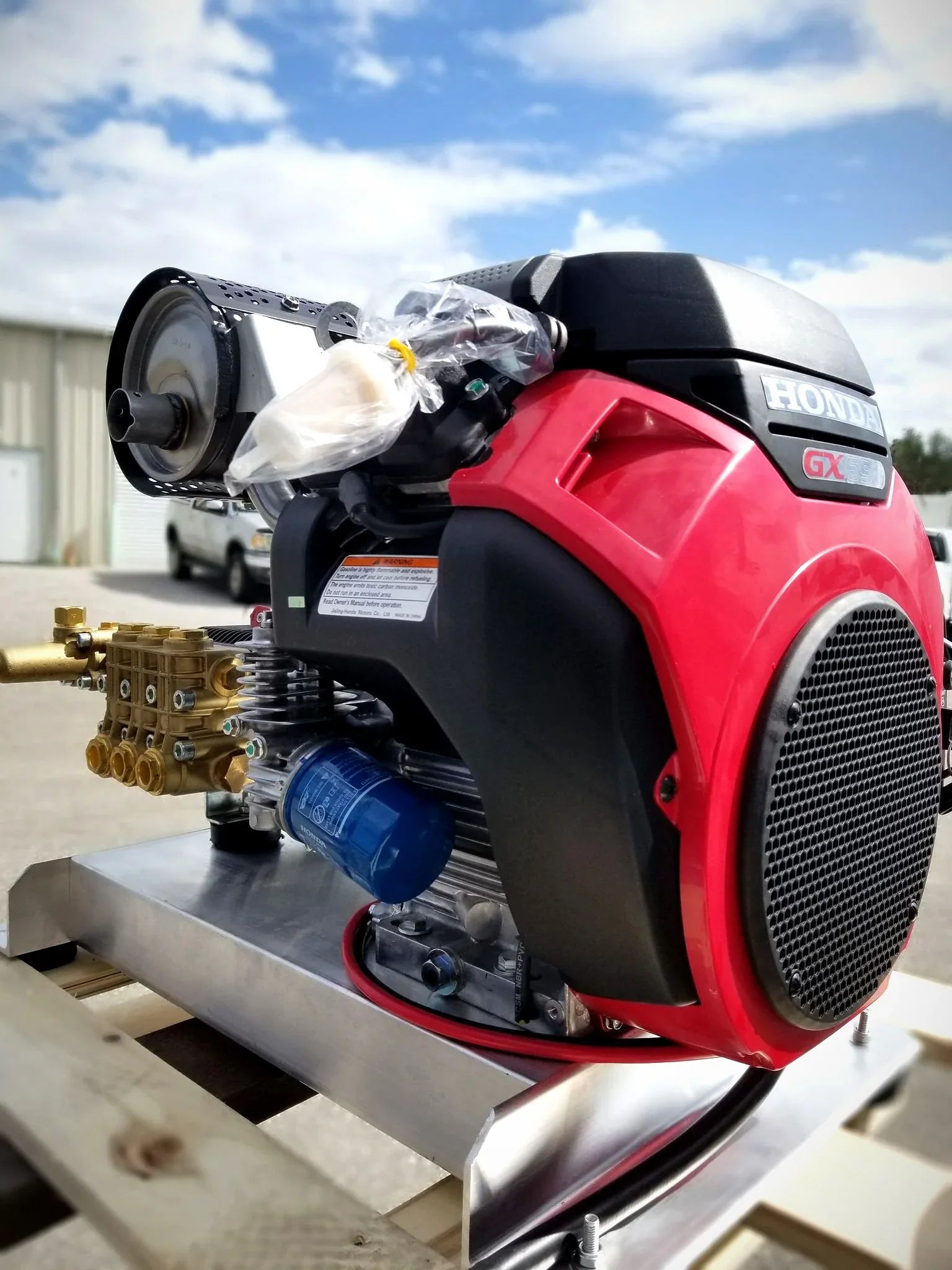 Honda GX690 with General Pump 8GPM @ 3500psi SWD Gear Drive