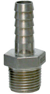 Stainless Steel MPT x Hose Barb Fittings